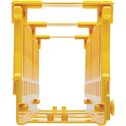 Tripp Lite by Eaton High-Capacity Vertical Cable Manager - Double Finger Duct, Yellow, 6 ft. (1.8 m) - SRCABLEVRT3FC