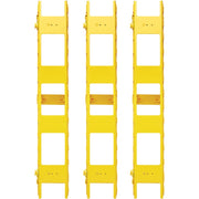 Tripp Lite by Eaton High-Capacity Vertical Cable Manager - Double Finger Duct, Yellow, 6 ft. (1.8 m) - SRCABLEVRT3FC