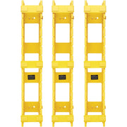 Tripp Lite by Eaton High-Capacity Vertical Cable Manager - Double Finger Duct, Yellow, 6 ft. (1.8 m) - SRCABLEVRT3FC