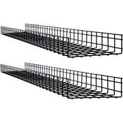 Tripp Lite by Eaton Wire Mesh Cable Tray - 300 x 100 x 1500 mm (12 in. x 4 in. x 5 ft.), 2-Pack