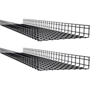 Tripp Lite by Eaton Wire Mesh Cable Tray - 450 x 100 x 1500 mm (18 in. x 4 in. x 5 ft.) 2-Pack