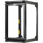 Tripp Lite by Eaton SmartRack 16U Wall-Mount 2-Post Open Frame Rack, Hinged Front, Heavy Duty - SRWO16US