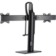 Tripp Lite by Eaton Safe-IT DDVD1727AM Desk Mount for Monitor, HDTV, Flat Panel Display, Curved Screen Display - Black - DDVD1727AM