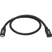 Tripp Lite by Eaton U421-006 USB-C Extension Cable, M/F, Black, 6 ft. (1.8 m)