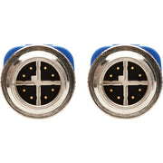 Tripp Lite by Eaton NM12-601-05M-BL M12 X-Code Cat6 Ethernet Cable, M/M, Blue, 5 m (16.4 ft.) - NM12-601-05M-BL