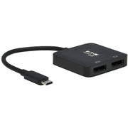 Tripp Lite by Eaton U444-2DP-MST4K6 USB-C Adapter, Dual Display, Black