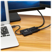 Tripp Lite by Eaton U444-2DP-MST4K6 USB-C Adapter, Dual Display, Black - U444-2DP-MST4K6