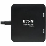 Tripp Lite by Eaton U444-2H-MST4K6 USB-C Adapter, Dual Display, Black - U444-2H-MST4K6