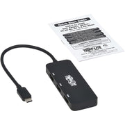 Tripp Lite by Eaton U444-3H-MST USB-C Adapter, Triple Display, Black - U444-3H-MST