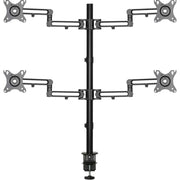 Tripp Lite by Eaton DDR1327SQFC-1 Clamp Mount for Monitor, Flat Panel Display, HDTV - Black - DDR1327SQFC-1