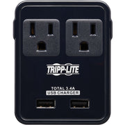 Tripp Lite by Eaton Safe-IT SK2UTRAVAM 4-Outlets Power Plug - SK2UTRAVAM