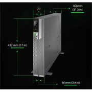 APC by Schneider Electric Smart-UPS Ultra On-Line Lithium ion, 5KVA/5KW, 2U Rack/Tower, 208V - SRTL5KRM2UT