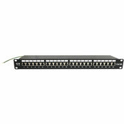 Tripp Lite by Eaton 24-Port Cat6a Shielded Patch Panel - 10 Gbps, STP, 110 Punch Down, RJ45, 1U, TAA - N252-024-6A-SH