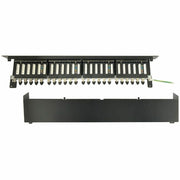 Tripp Lite by Eaton 24-Port Cat6a Shielded Patch Panel - 10 Gbps, STP, 110 Punch Down, RJ45, 1U, TAA - N252-024-6A-SH