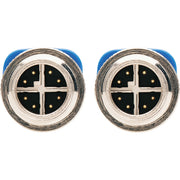 Tripp Lite by Eaton NM12-6A1-03M-BL M12 X-Code Cat6a 10G Ethernet Cable, M/M, Blue, 3 m (9.8 ft.) - NM12-6A1-03M-BL