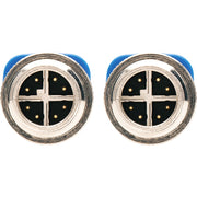 Tripp Lite by Eaton NM12-6A1-10M-BL M12 X-Code Cat6a 10G Ethernet Cable, M/M, Blue, 10 m (32.8 ft.) - NM12-6A1-10M-BL