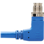 Tripp Lite by Eaton NM12-6A3-10M-BL M12 X-Code Cat6a 10G Ethernet Cable, M/M, Blue, 10 m (32.8 ft.) - NM12-6A3-10M-BL