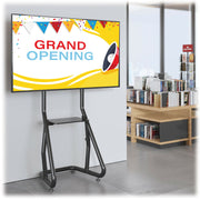 Tripp Lite by Eaton Heavy-Duty Streamline Digital Signage Stand for 37" to 80" Flat-Panel Displays - DMCS3780HDS