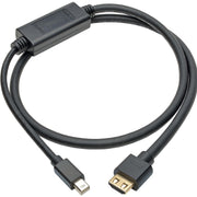 Tripp Lite by Eaton P586-003-HD-V4A HDMI/Mini DisplayPort Audio/Video Cable - P586-003-HD-V4A