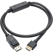 Tripp Lite by Eaton P582-003-HD-V4A DisplayPort/HDMI Audio/Video Cable - P582-003-HD-V4A