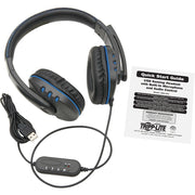 Tripp Lite by Eaton USB Gaming Headset with Built-In Microphone and Audio Control - AHS-001