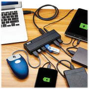 Tripp Lite by Eaton 7-Port USB-A Mini Hub - USB 3.2 Gen 1, International Plug Adapters - U360-007-INT