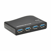 U360-004-R-INT_Tripp Lite by Eaton 4-Port USB-A Mini Hub - USB 3.2 Gen 1, International Plug Adapters