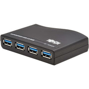 Tripp Lite by Eaton 4-Port USB-A Mini Hub - USB 3.2 Gen 1, International Plug Adapters - U360-004-R-INT