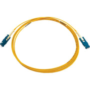 Tripp Lite by Eaton N383S-02M 400G Singlemode 9/125 OS2 Fiber Cable, Yellow, 2 m (6.6 ft.) - N383S-02M