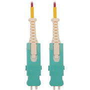 Tripp Lite by Eaton N823S-03M-MG 400G Multimode 50/125 OM4 Fiber Cable, Magenta, 3 m (9.8 ft.)