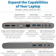 Tripp Lite by Eaton U442-DOCK4-INT Docking Station - U442-DOCK4-INT