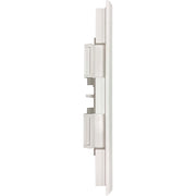 Tripp Lite by Eaton Double-Gang French-Style Gang Frame, White, TAA - N042F-WF2