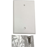 Tripp Lite by Eaton Safe-IT Blank Wall Plate, Antibacterial, Ivory Matte, TAA - N042AB-000-IVM