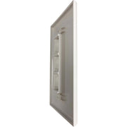 Tripp Lite by Eaton Safe-IT 3-Port Single-Gang Keystone Wall Plate, Antibacterial, Ivory Matte, TAA - N042AB-003-IVM