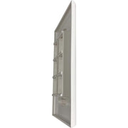 Tripp Lite by Eaton Safe-IT 6-Port Single-Gang Keystone Wall Plate, Antibacterial, Ivory Matte, TAA - N042AB-006-IVM