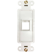 Tripp Lite by Eaton N042DAB-001V-IV 1-Port Antibacterial Wall-Mount Insert, Ivory - N042DAB-001V-IV