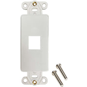 Tripp Lite by Eaton N042DAB-001V-IV 1-Port Antibacterial Wall-Mount Insert, Ivory