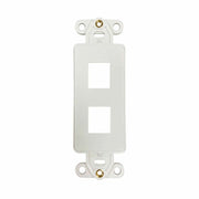 N042DAB-002V-IV_Tripp Lite by Eaton N042DAB-002V-IV 2-Port Antibacterial Wall-Mount Insert, Ivory