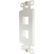 Tripp Lite by Eaton N042DAB-002V-IV 2-Port Antibacterial Wall-Mount Insert, Ivory - N042DAB-002V-IV