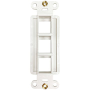 Tripp Lite by Eaton N042DAB-003V-IV 3-Port Antibacterial Wall-Mount Insert, Ivory - N042DAB-003V-IV