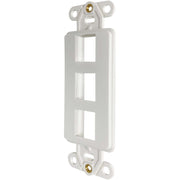 Tripp Lite by Eaton N042DAB-003V-IV 3-Port Antibacterial Wall-Mount Insert, Ivory - N042DAB-003V-IV