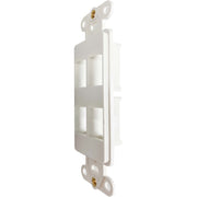 Tripp Lite by Eaton N042DAB-004V-IV 4-Port Antibacterial Wall-Mount Insert, Ivory - N042DAB-004V-IV