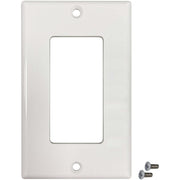 Tripp Lite by Eaton Safe-IT Single-Gang Antibacterial Wall Plate, Decora Style, Ivory, TAA