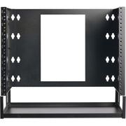 Tripp Lite by Eaton SmartRack SRWO8UBRKTSHELF Mounting Bracket for Patch Panel, Switch, Router, UPS, Network Switch, Rack Equipment, Wireless Access Point - Black - SRWO8UBRKTSHELF