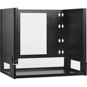 Tripp Lite by Eaton SmartRack SRWO8UBRKTSHELF Mounting Bracket for Patch Panel, Switch, Router, UPS, Network Switch, Rack Equipment, Wireless Access Point - Black