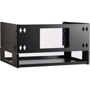 Tripp Lite by Eaton 4U Wall-Mount Bracket with Shelf for Small Switches and Patch Panels, Hinged - SRWO4UBRKTSHELF