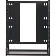 Tripp Lite by Eaton 12U Wall-Mount Bracket with Shelf for Small Switches and Patch Panels, Hinged - SRWO12UBRKTSHEL