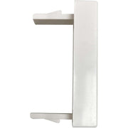 Tripp Lite by Eaton Blank Snap-In Insert, European Style, Vertical, 22.5 x 45 mm, White - N042E-WHM0