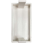 Tripp Lite by Eaton Blank Snap-In Insert, European Style, Vertical, 22.5 x 45 mm, White - N042E-WHM0