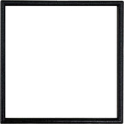 Tripp Lite by Eaton Color Ring for European-Style Insert, 45 x 45 mm, Black